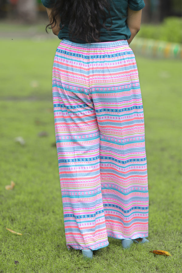 Neon Stripes Maternity PALAZZO PANTS – Epik Moms